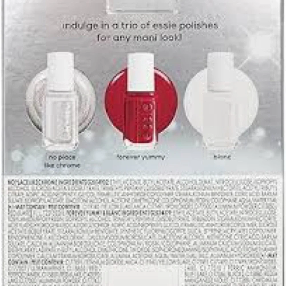 Essie Candy Cane Polish Trio